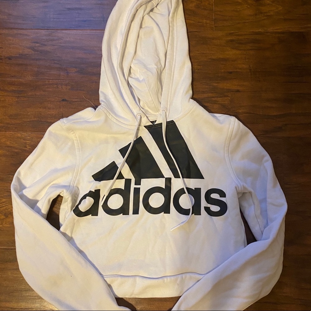 Adidas crop hoodie